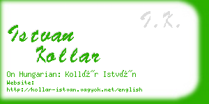 istvan kollar business card